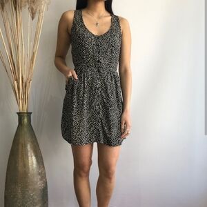 OBEY tie back mini dress